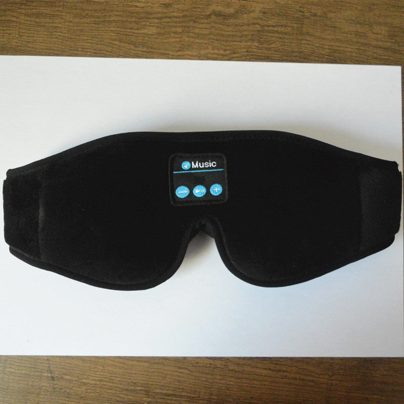3D Eye Mask Bluetooth Sleep Comfortable Music Bluetooth Headset 0 - Tophatter Daily Deals