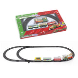 9 Piece Battery Operated Mini Christmas Train Set | Festive Toy Train Set With 57cm Track Christmas Decoration | Toy Railway And Train Set For Kids Train Set - Tophatter Daily Deals