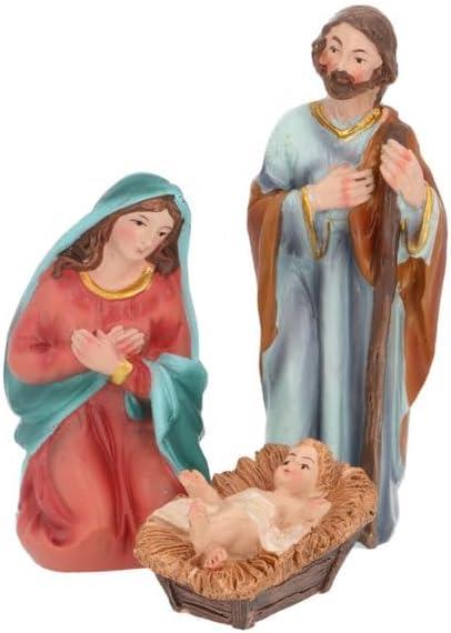 Traditional Nativity Set With 9 Detailed Figurines Nativity Set - Tophatter Daily Deals
