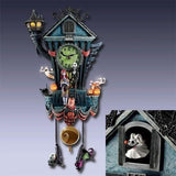 Staring Clock Resin Pendant Ornament Gothic Halloween 3D Changing Face Moving Picture Frame - Tophatter Daily Deals