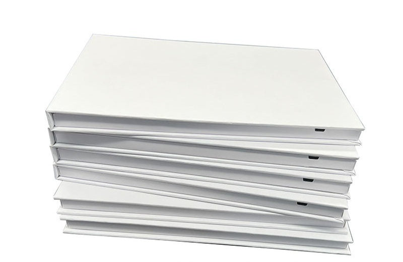 Brochure Paper Blank 7-inch Greeting Card White Hardcover Video Book 0 - Tophatter Daily Deals