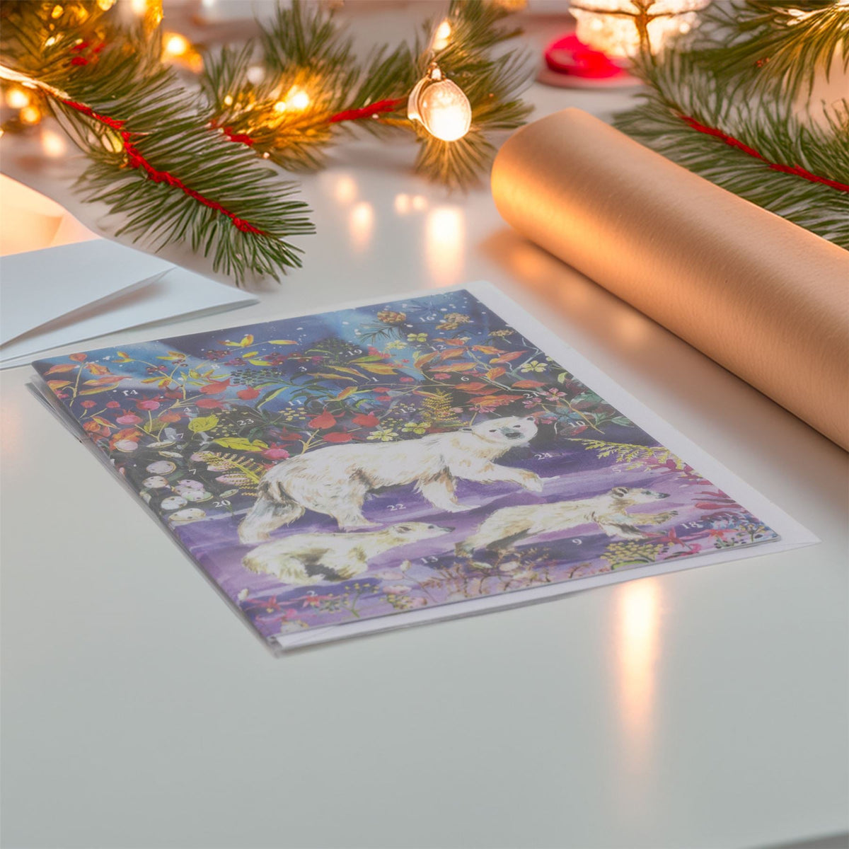 Aurora Bears Advent Calendar Greetings Card | Christmas Advent Calendar Advent Calendar - Tophatter Daily Deals