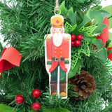 Nutcracker Christmas Bauble | Vintage Metal Soldier Tree Ornament with Twine Baubles - Tophatter Daily Deals
