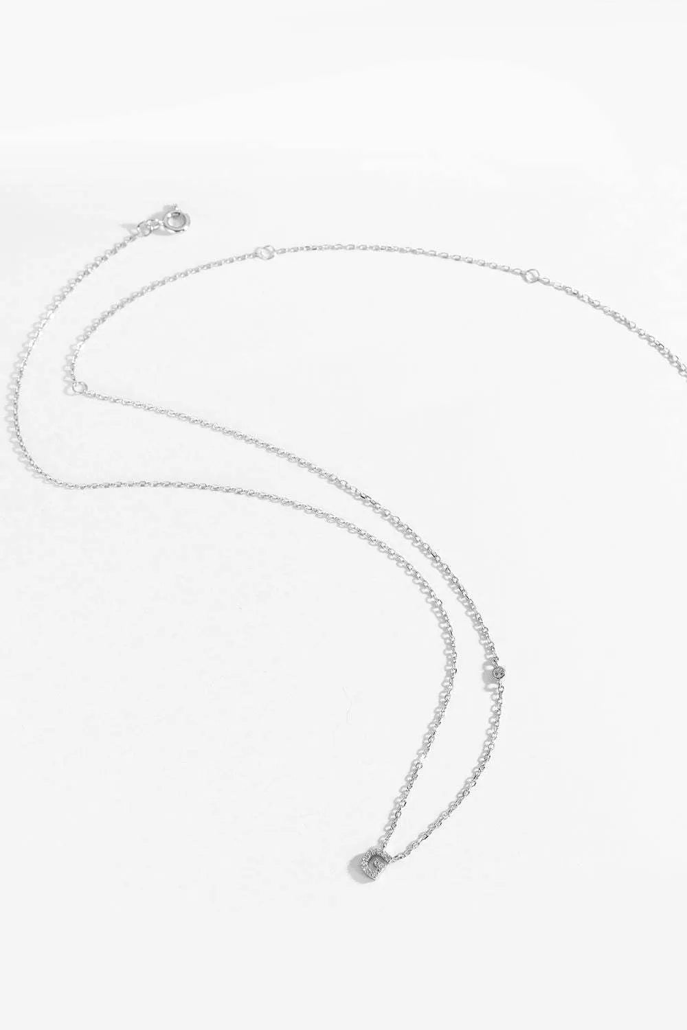 G To K Zircon 925 Sterling Silver Necklace Necklaces - Tophatter Daily Deals