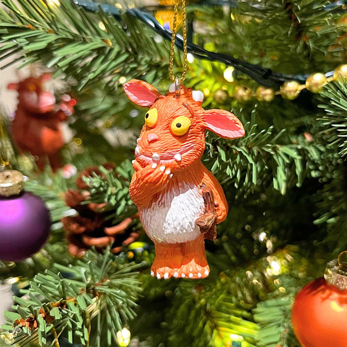 Gruffalo’s Child Christmas Tree Decoration | 3D Resin Storybook Ornament 6cm Baubles - Tophatter Daily Deals