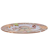 Gingerbread Christmas Tin Platter | Round Christmas Serving Tray Platter - 33cm Tray - Tophatter Daily Deals