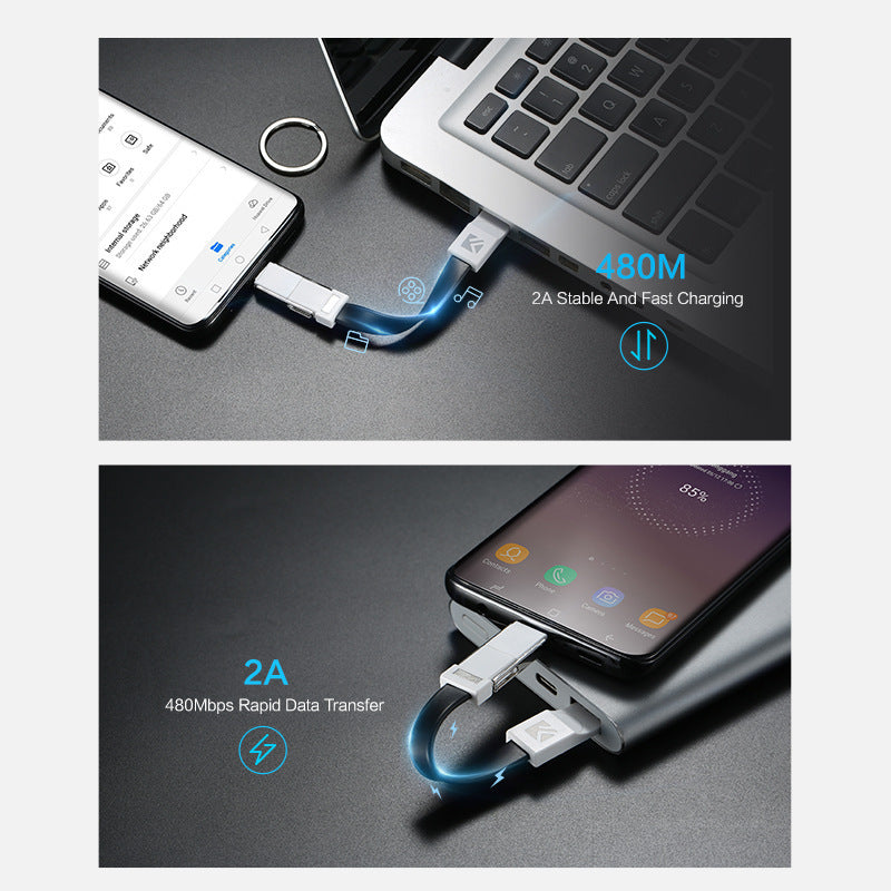 Applicable To Android Type-C Creative Mobile Phone Charging Cable 0 - Tophatter Daily Deals