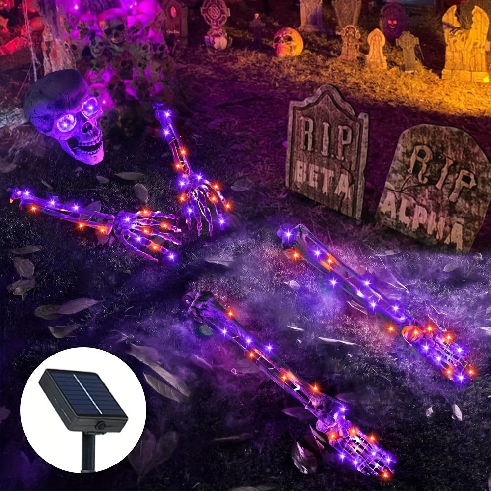 Halloween Skeleton Lights Set with Remote Control Halloween - Tophatter Daily Deals