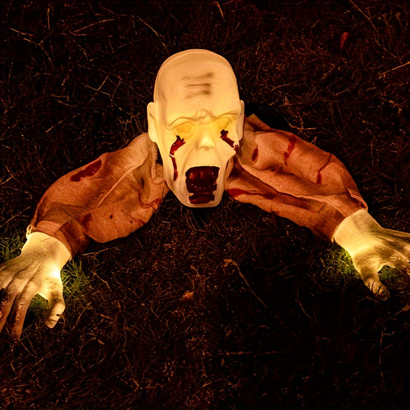 Glowing Zombie Groundbreaker Halloween Decoration Halloween - Tophatter Daily Deals