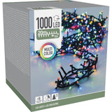 1000 Multicoloured LED String Lights | Microcluster LEDs for Indoor & Outdoor Fairy Lights - Tophatter Daily Deals