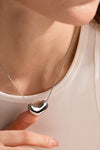 Heart Shape Pendant Necklace Silver One Size Necklaces - Tophatter Daily Deals