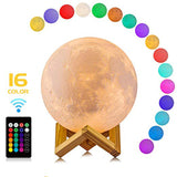 3D Printing Moon Night Table Lamp Chinese Valentine's Day Gift 16colors 0 - Tophatter Daily Deals