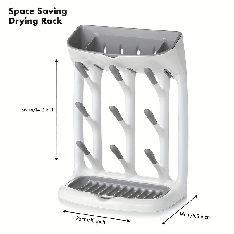 Bottle Drying Rack with Removable Drain Tray Home & Garden > Kitchenware > Dish Racks - Tophatter Daily Deals
