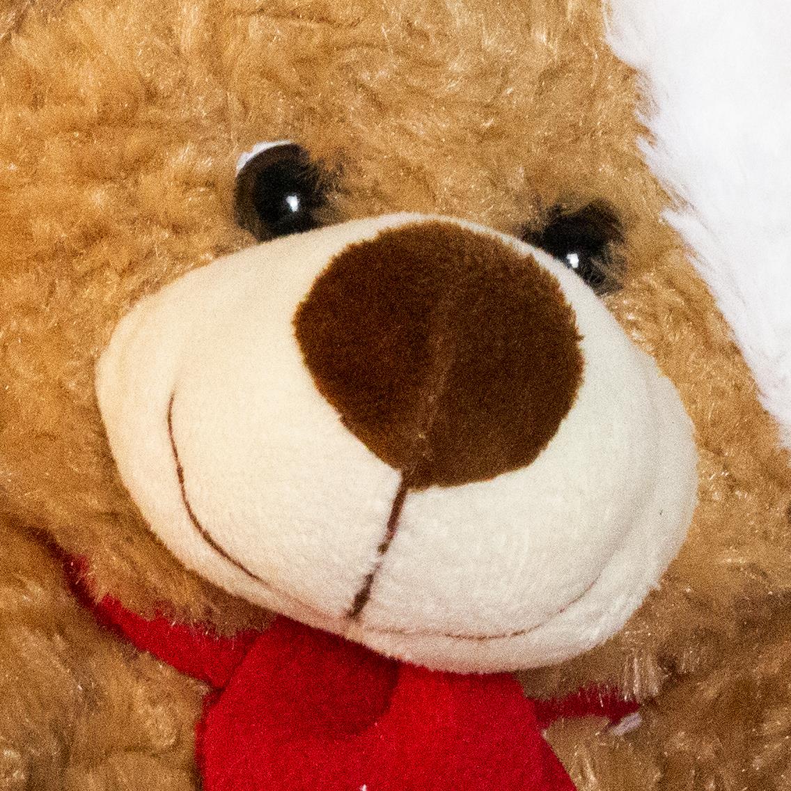 Soft Plush Bailey Christmas Teddy Bear Cuddly Toy 26cm Soft Toy - Tophatter Daily Deals