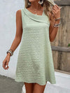 Asymmetrical Neck Sleeveless Dress Casual Dresses - Tophatter Daily Deals