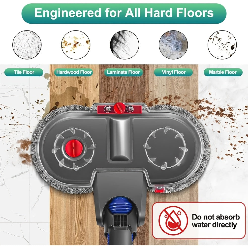 Electric Mop Head for Dyson V7 V8 V10 V11 V15 - Tophatter Daily Deals