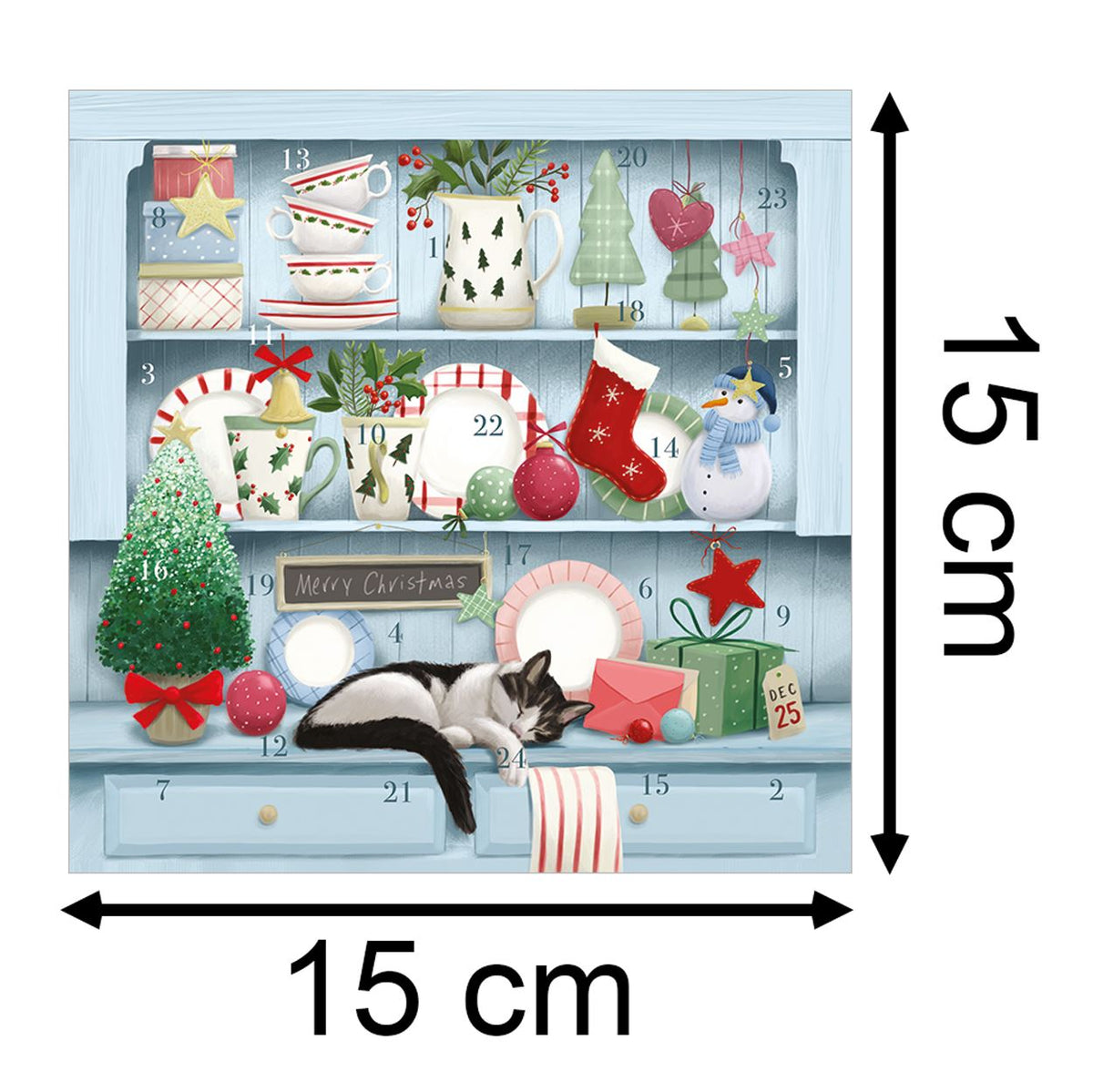Christmas Dresser Advent Calendar Greetings Card | Christmas Advent Calendar Advent Calendar - Tophatter Daily Deals