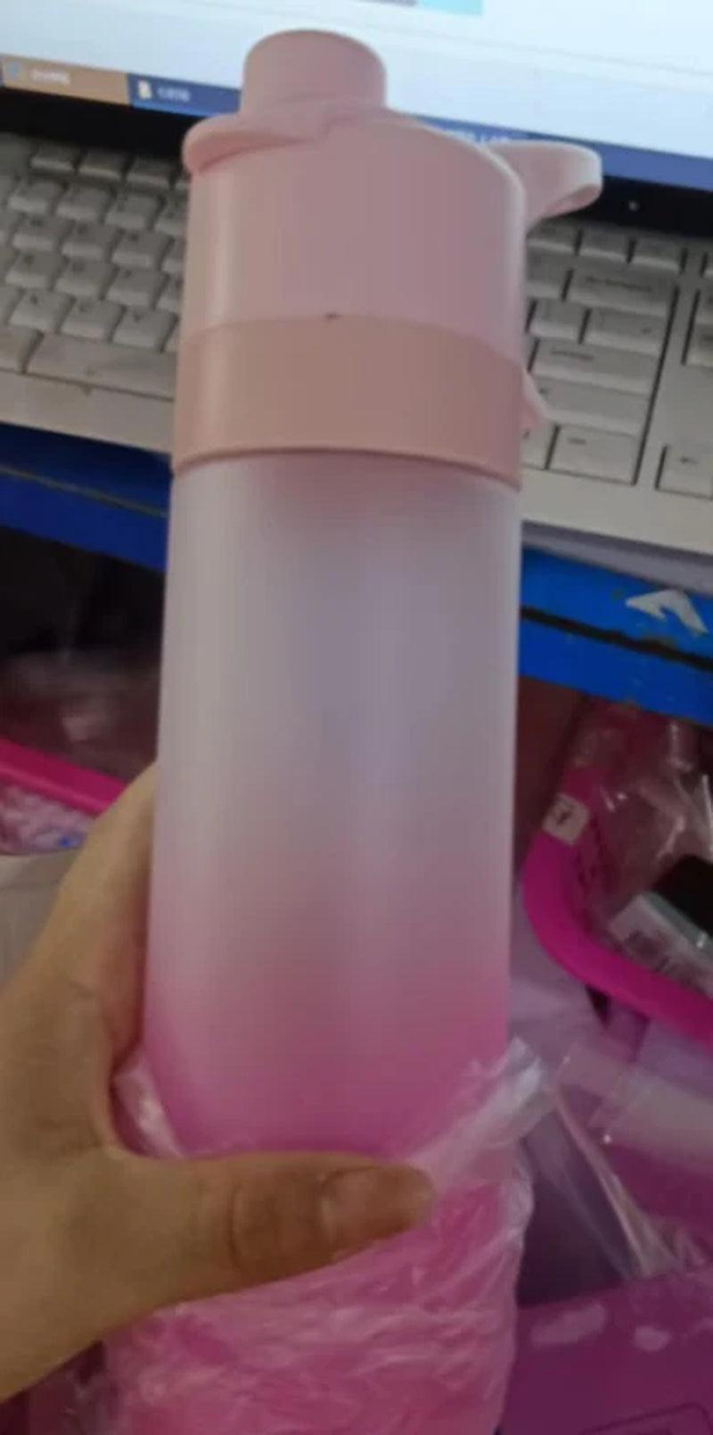Spray Water Bottle for Girls- Outdoor Sport Fitness Water Cup Large Capacity Spray Bottle Drinkware Travel Bottles Kitchen Gadgets Pink bottles - Tophatter Daily Deals