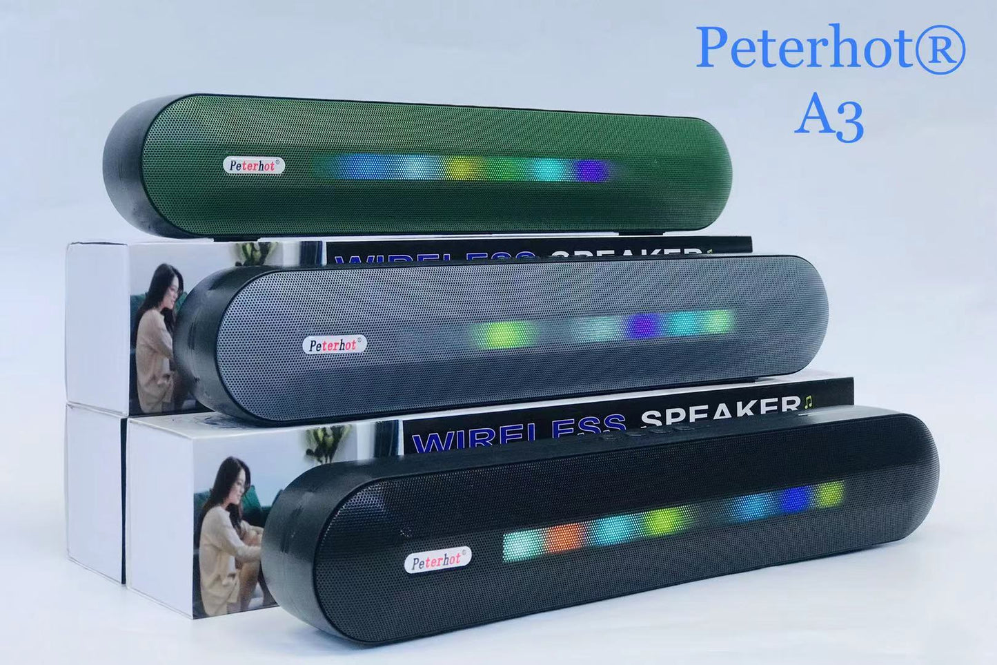 Bluetooth Speaker With Long LED Breathing Light 0 - Tophatter Daily Deals