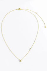 A To F Zircon 925 Sterling Silver Necklace Necklaces - Tophatter Daily Deals