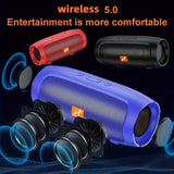 Portable Wireless Speaker with 5.1 Channel Stereo Sound, USB-C Rechargeable Speakers - Tophatter Daily Deals