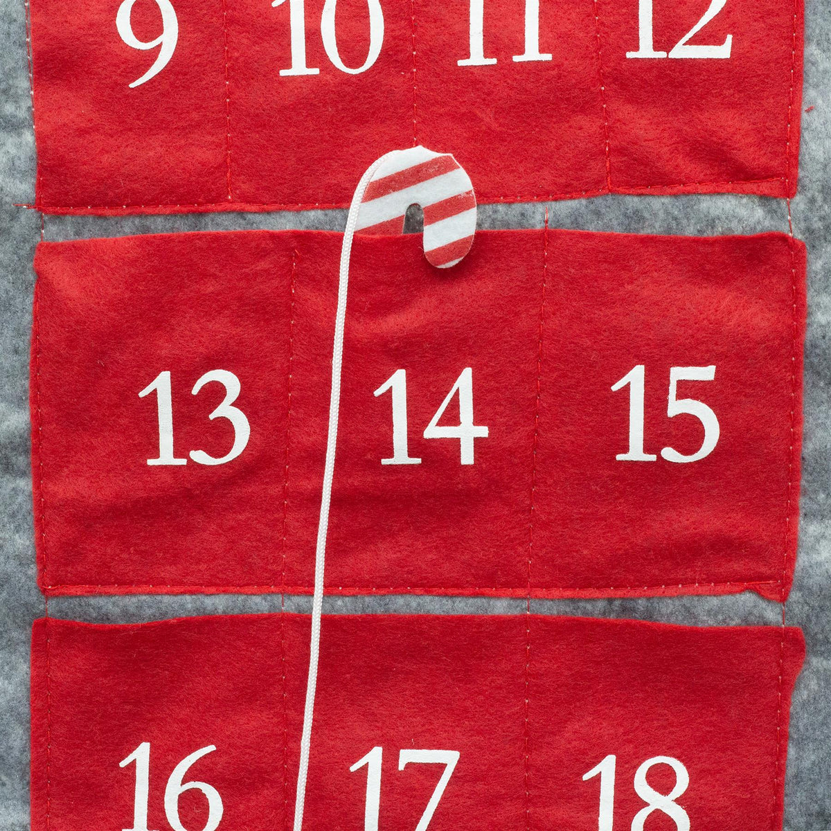 Santa Gnome Christmas Advent Calendar | Fabric 24-Pocket Hanging Gonk Calendar Advent Calendar - Tophatter Daily Deals