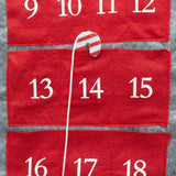 Santa Gnome Christmas Advent Calendar | Fabric 24-Pocket Hanging Gonk Calendar Advent Calendar - Tophatter Daily Deals