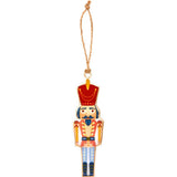 Nutcracker Christmas Bauble | Vintage Metal Soldier Tree Ornament with Twine Baubles - Tophatter Daily Deals