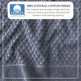 Cotton Diamond Waffle Weave Bath Towel Set - Grayson Collection Bath - Tophatter Daily Deals