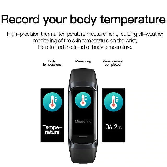 C60 Smart Watch 1.1" Fitness Bluetooth Watch Unbranded Fitness Smart Watch - Tophatter Daily Deals