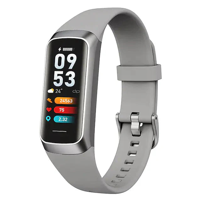 C60 Smart Watch 1.1" Fitness Bluetooth Watch Gray Unbranded Fitness Smart Watch - Tophatter Daily Deals