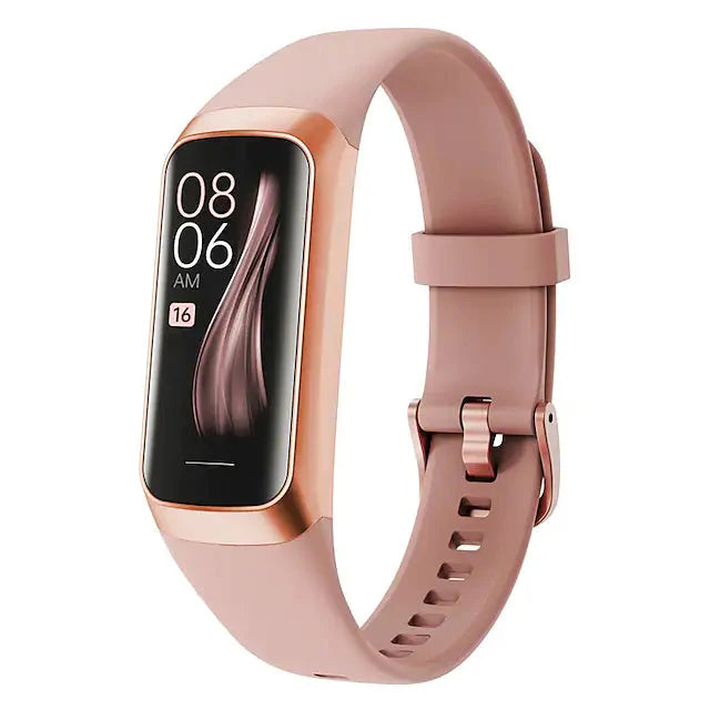 C60 Smart Watch 1.1" Fitness Bluetooth Watch Pink Unbranded Fitness Smart Watch - Tophatter Daily Deals