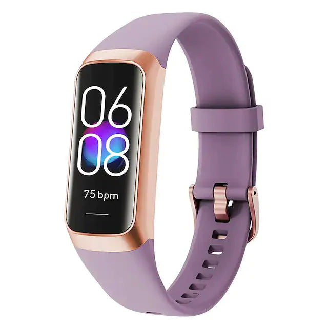 C60 Smart Watch 1.1" Fitness Bluetooth Watch Purple Unbranded Fitness Smart Watch - Tophatter Daily Deals