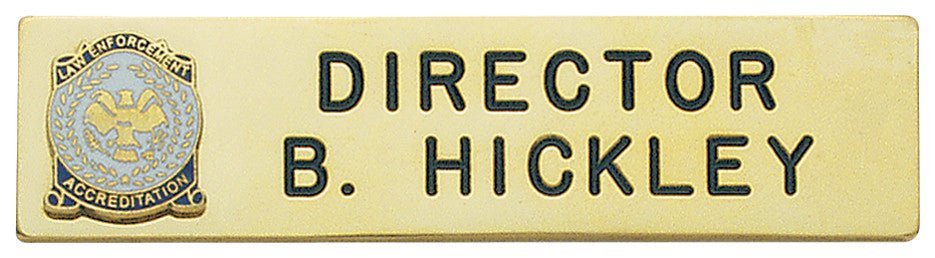 C604S - Custom Engraved Name Plate by Smith & Warren - Tophatter's Weapons'N'Deals Name Plates - Tophatter Daily Deals