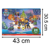 Paw Patrol Christmas Advent Calendar | Kids Paw Patrol Figures & Accessories Advent Calendar - Tophatter Daily Deals