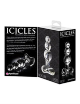 Icicles Clear Glass Anal Plug with Tapered Tip for Comfort > Glass > Toys - Tophatter Daily Deals
