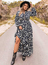 Plus Size Long Sleeve Maxi Dress Casual Dresses - Tophatter Daily Deals