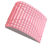 Back Stretcher Pillow Neck Lumbar Support Massager For Neck Waist Back Sciatica Herniated Disc Pain Relief Massage Relaxation Pink 0 - Tophatter Daily Deals