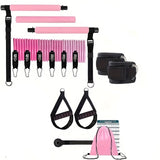 Pilates Stick Resistance Belt Fitness Set (14pcs) Accessories > Resistance Bands - Tophatter Daily Deals