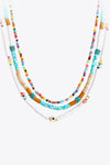 5-Pack Wholesale Multicolored Bead Necklace Three-Piece Set Necklaces - Tophatter Daily Deals