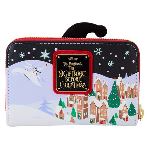 LAST ONE! The Nightmare Before Christmas – Journey to Christmas Town Zip-Around Wallet Wallet - Tophatter Daily Deals