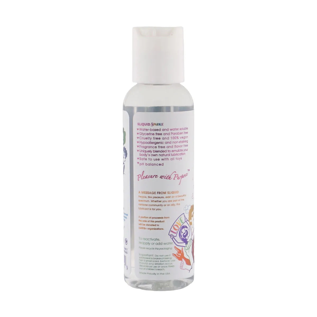 Sliquid Sparkle – Vegan-Friendly Hypoallergenic Lubricant 60 ml > Lube > Water Based - Tophatter Daily Deals