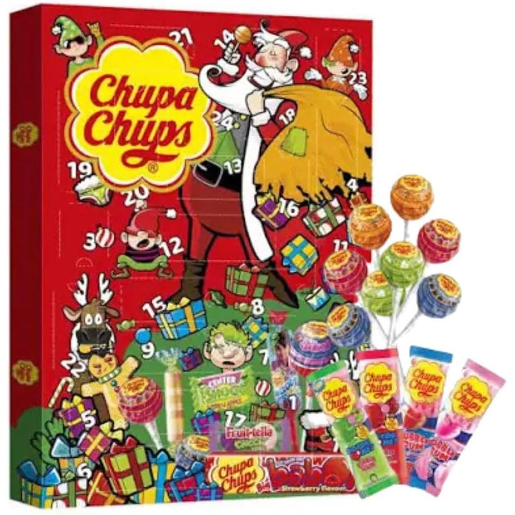 Chupa Chups Advent Calendar | Christmas Sweet Lolly Advent Calendar for Kids Advent Calendar - Tophatter Daily Deals