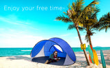 Pop-Up Beach Tent With Carry Bag Everything Else - Tophatter Daily Deals