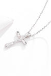 Cross Pendant 925 Sterling Silver Necklace Silver One Size Necklaces - Tophatter Daily Deals