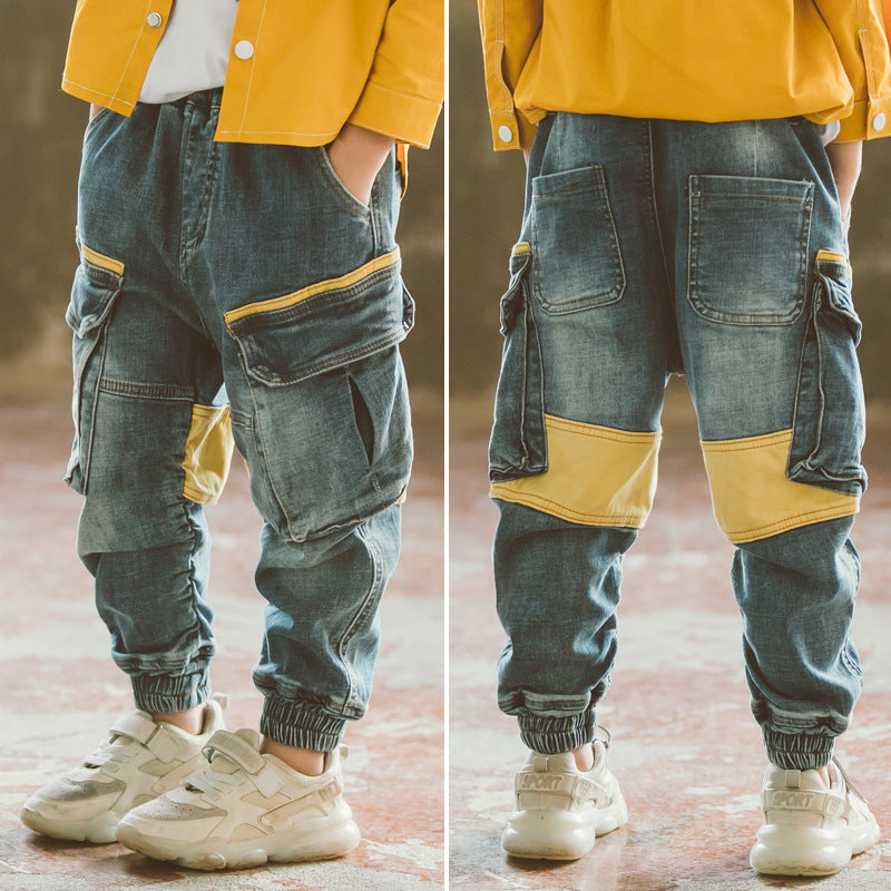 Boys Spring And Autumn Jeans 0 - Tophatter Daily Deals