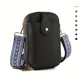 Phone Crossbody Bag with 8 Card Slots and Wide Adjustable Strap Black Handbags & Wallets - Tophatter Daily Deals