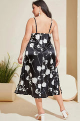 Plus Size Floral Lace Trim Side Slit Night Dress Sleep Dresses - Tophatter Daily Deals