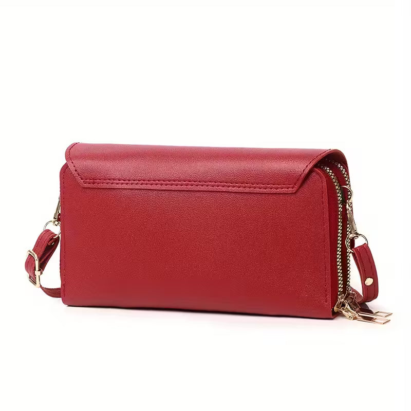 Vegan Messenger Bag – Lightweight Large Shoulder Bag with Detachable Organizer Handbags & Wallets - Tophatter Daily Deals