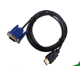 1.8m HDMI TO VGA Cable For Computer Projector 0 - Tophatter Daily Deals